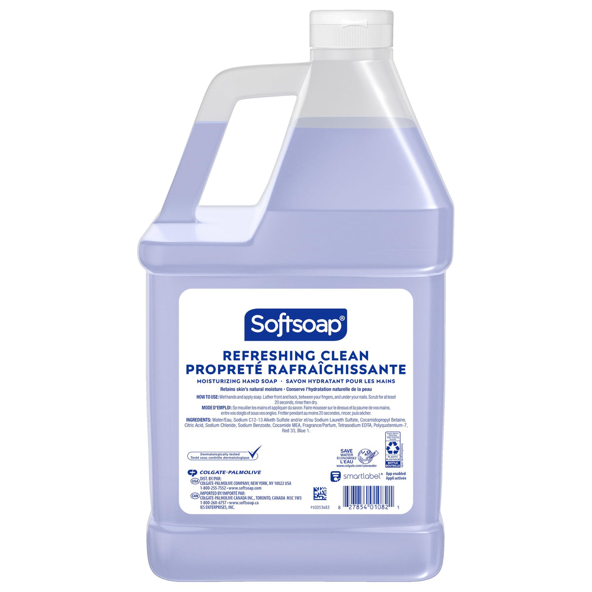 Softsoap Moisturizing Liquid Hand Soap Refill, Refreshing Clean, 128 fl oz