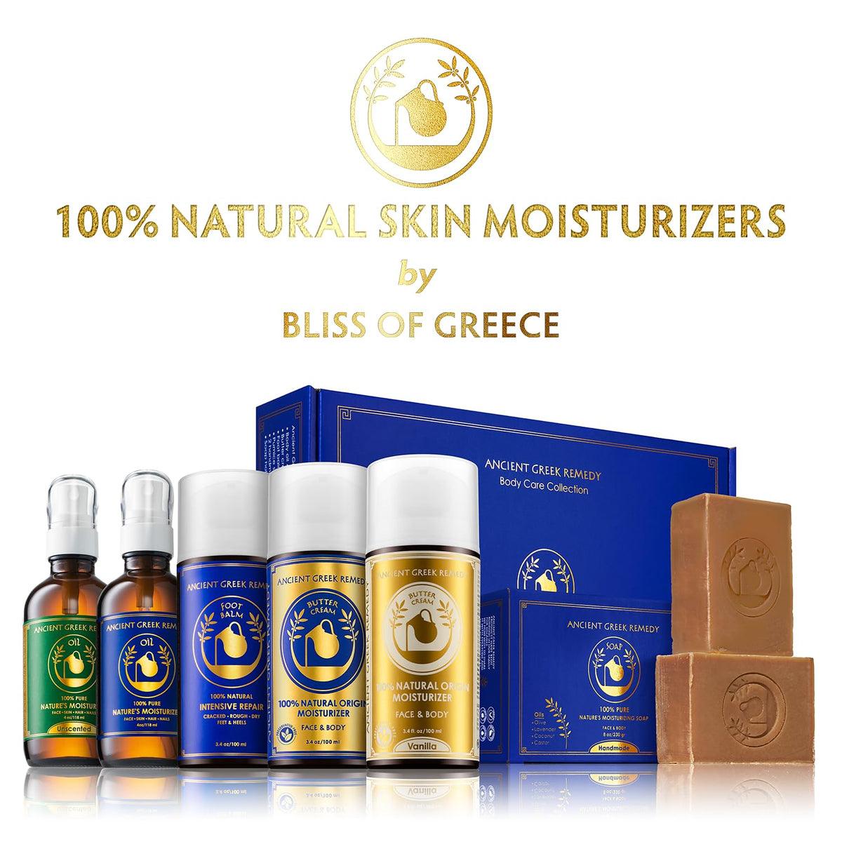 Organic Face Moisturizer for Dry Skin, Hydrating Facial & Body Butter Cream