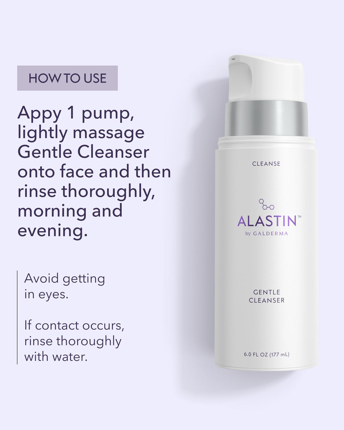 ALASTIN Skincare Gentle Cleanser Foaming Gel Face Wash (6 oz)