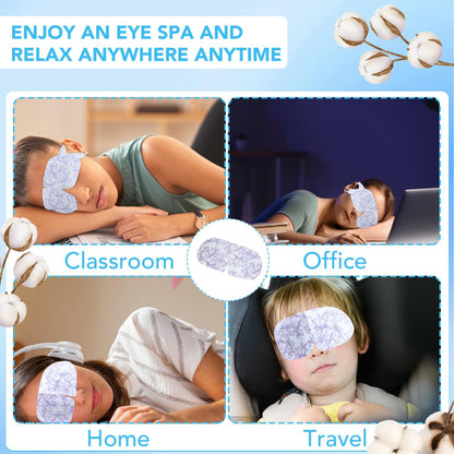 XPCARE 60 Pack Steam Eye Mask Disposable for Dry Eyes Cornea Care-Unscented