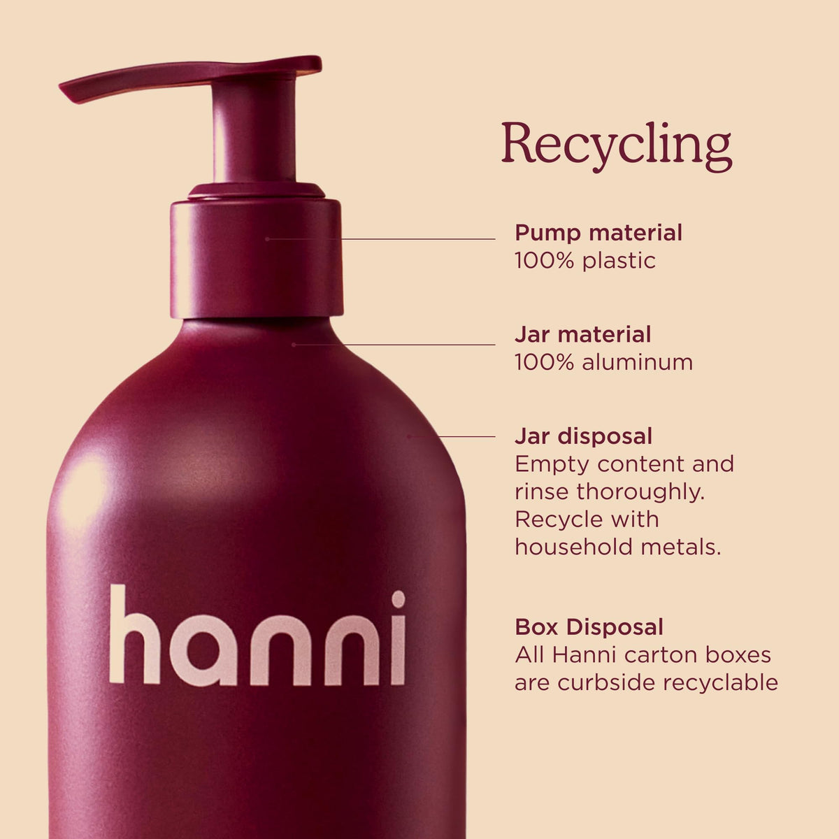 HANNI Rich Rinse Hydrating Serum Body Wash, Glycerin + Aloe, 325 mL/11 oz