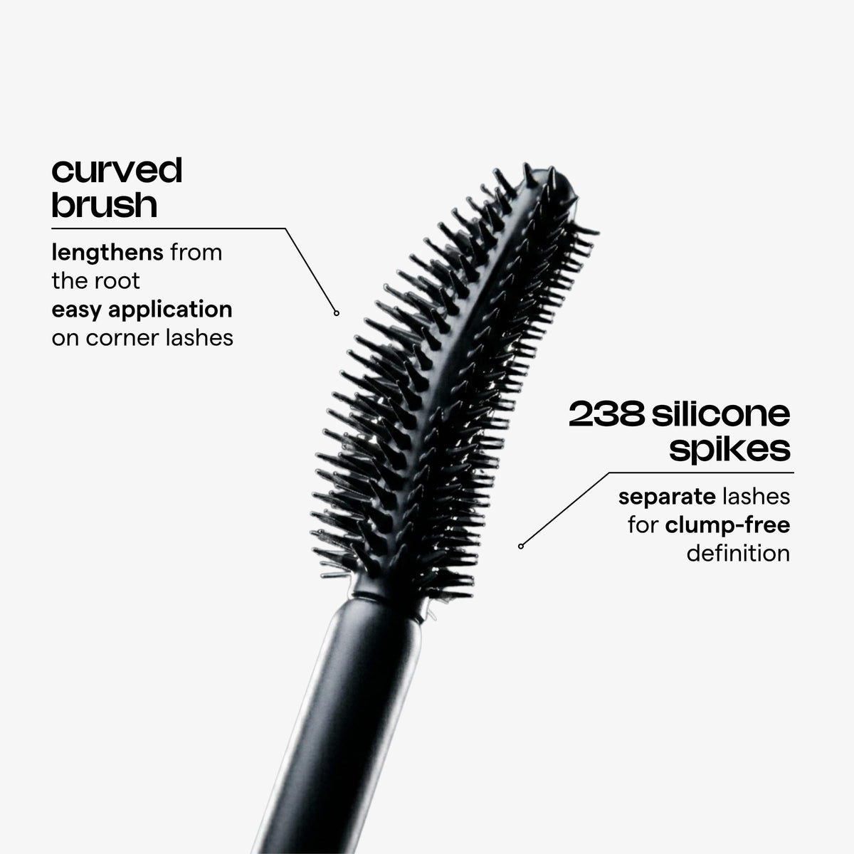 Sarelly Cow Lashes Waterproof Mascara - Black - 0.41oz