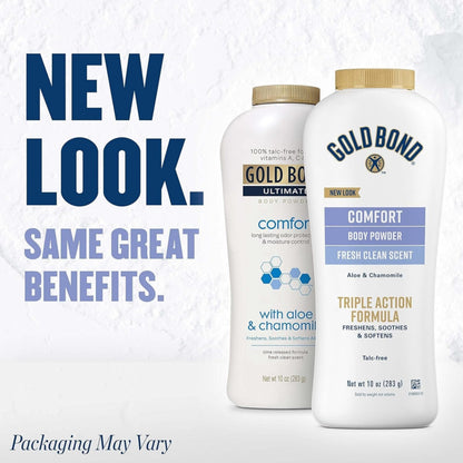 Gold Bond Ultimate Comfort with Aloe Body Powder - 100% Talc-free, 10 Oz by Chattem