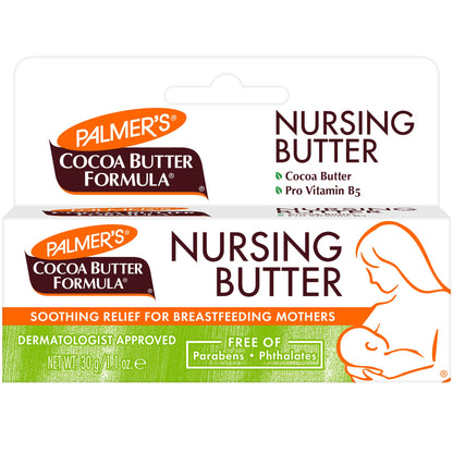 Palmer's Cocoa Butter Formula Nursing Butter for Breastfeeding (1.1 Oz)