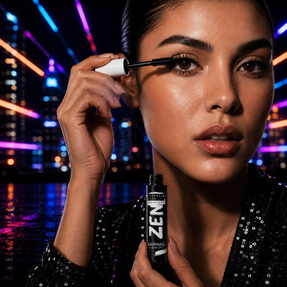 Farmasi Zen Extension Lash Mascara, Volumizing, Lengthening, Blackest