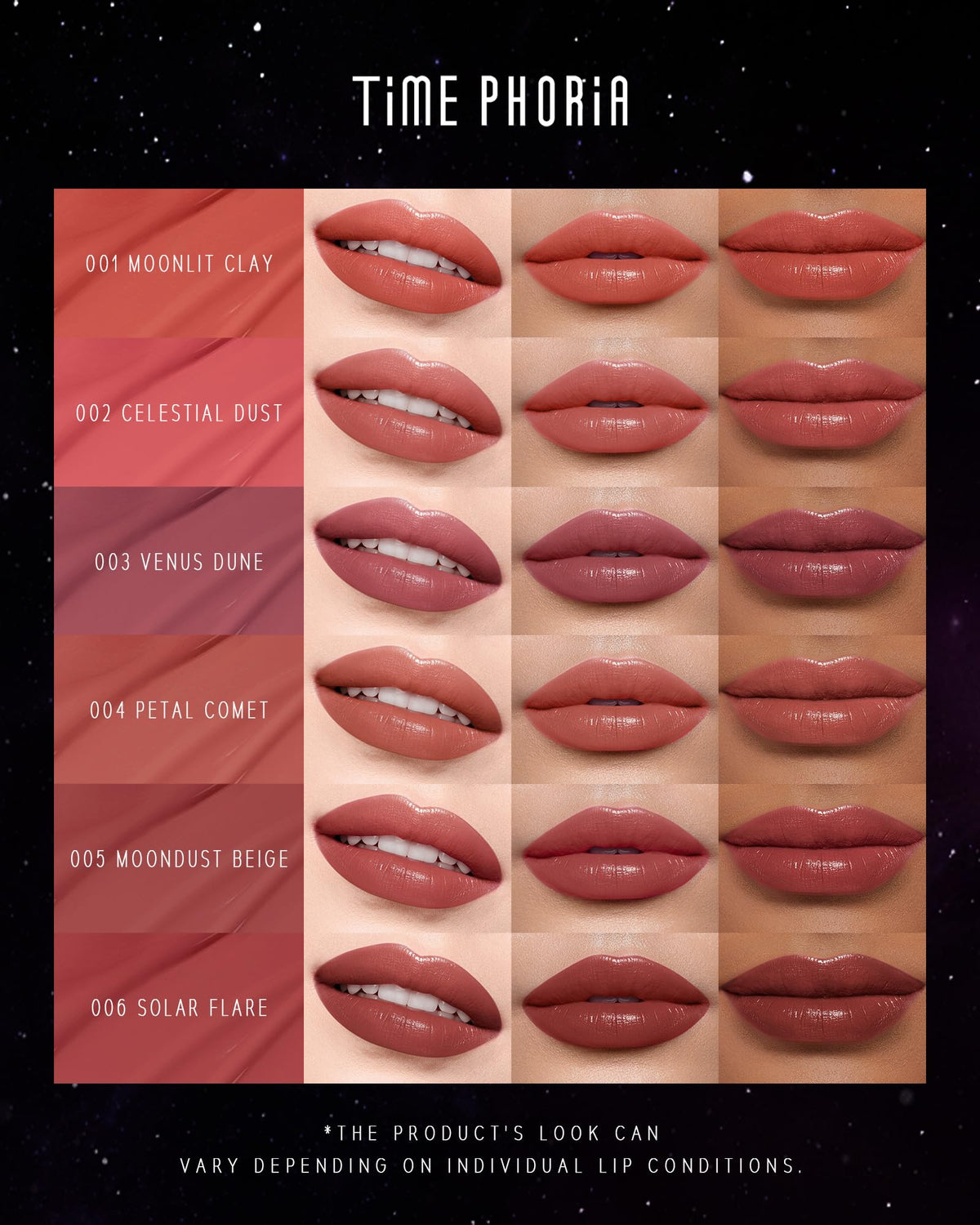 TIMEPHORIA Spectra Ultra Stay-Color Transfer Proof Lip Vinyl 03 Venus Dune