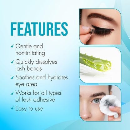DUO Under Lash Bond Remover – Quick Dissolve Lash Glue Remover for Eyelash Extensions & False Lashes, 2 fl oz