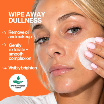 Pacifica Glow Baby Brightening Peel Pads 10% AHA + BHA Exfoliating Face Pads for Glowing Skin Resurfacing Glycolic Acid & Salicylic Acid Pad to Smooth Texture & Minimize Pores Fragrance Free 60 Count