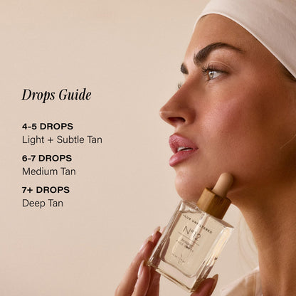+ Lux Unfiltered - N°12 Sun Struck Bronzing Face Tanning Drops - Classic