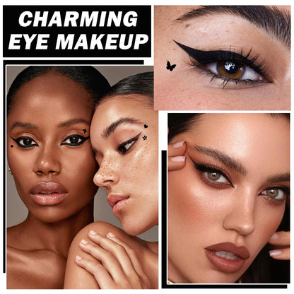 XINGXYUEL 5PCS Double-headed Liquid Winged Black Eyeliner Stamp Pen Set