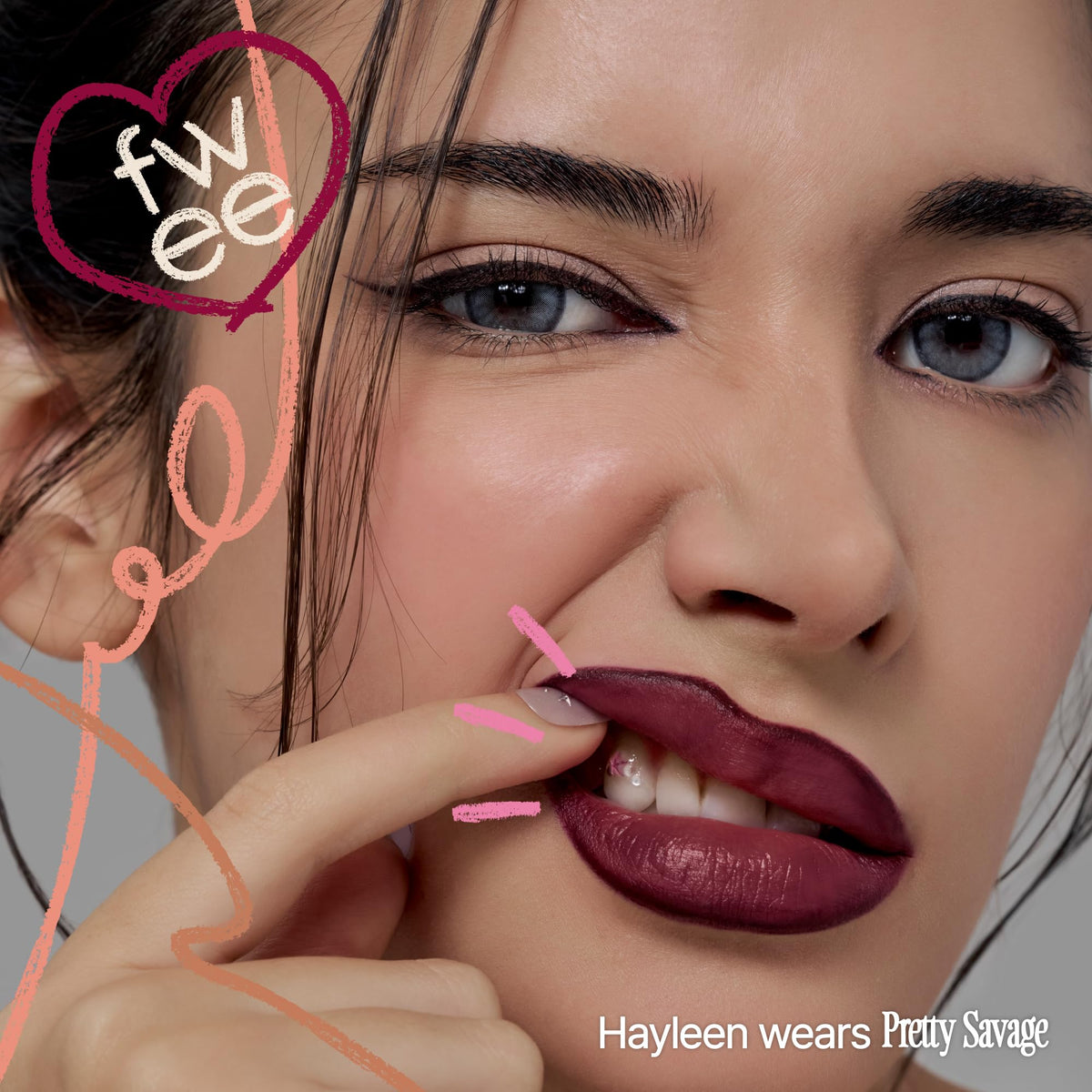 fwee Long Lasting Dual Coloring Stick Lip Liner, Pretty Savage | All-in-one dual stick, Retractable Lip Liner Lipstick Combo, Satin Finish | Smooth glide, Smudge-proof | 1.2g (06 Pretty Savage)