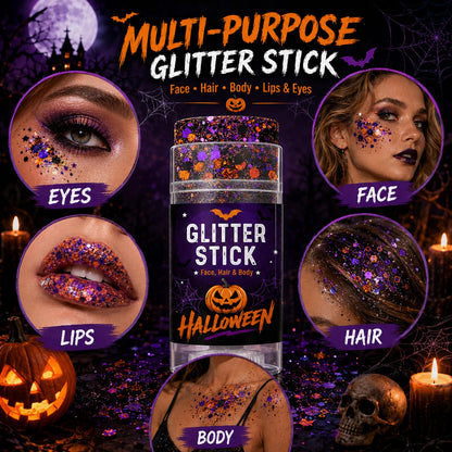 Halloween Glitter Stick for Face, Body & Hair Accessories for Women Kids