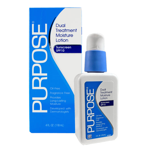 Purpose Dual Treatment Moisture Lotion, Facial Moisturizer With SPF