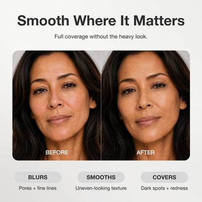 Hanae Korea 3-in-1 Foundation Stick with Brush, Full Coverage | Medium Tone