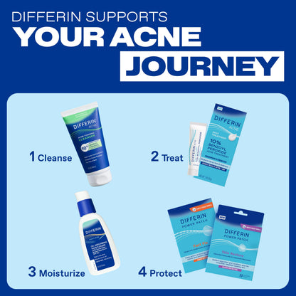 Differin Power Pimple Patches, Hydrocolloid Acne Treatment, 23ct