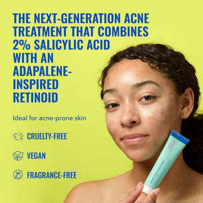 Good Molecules Maximum Strength Acne Gel Cream with 2% Salicylic Acid – Helps Clear Acne Blemishes, Blackheads & Whiteheads – Retinoid-Inspired Treatment – Fragrance-Free, Vegan (30ml / 1.01 fl oz.)