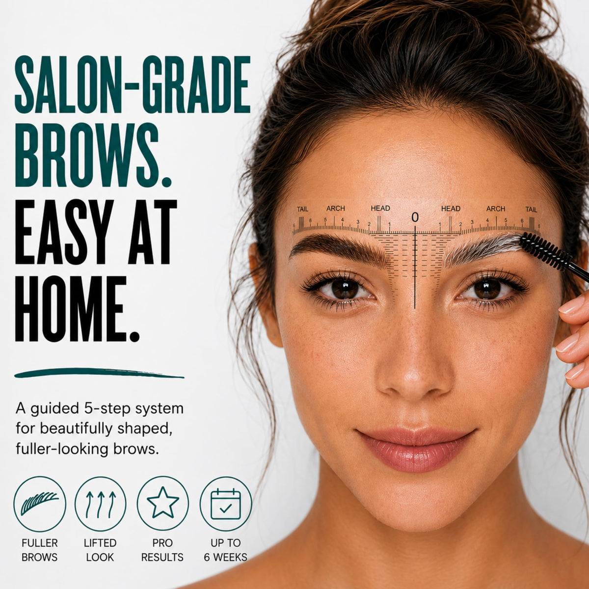 Brow Lamination Kit – PRO At Home Lift Kit with Mapping Rulers & Aftercare