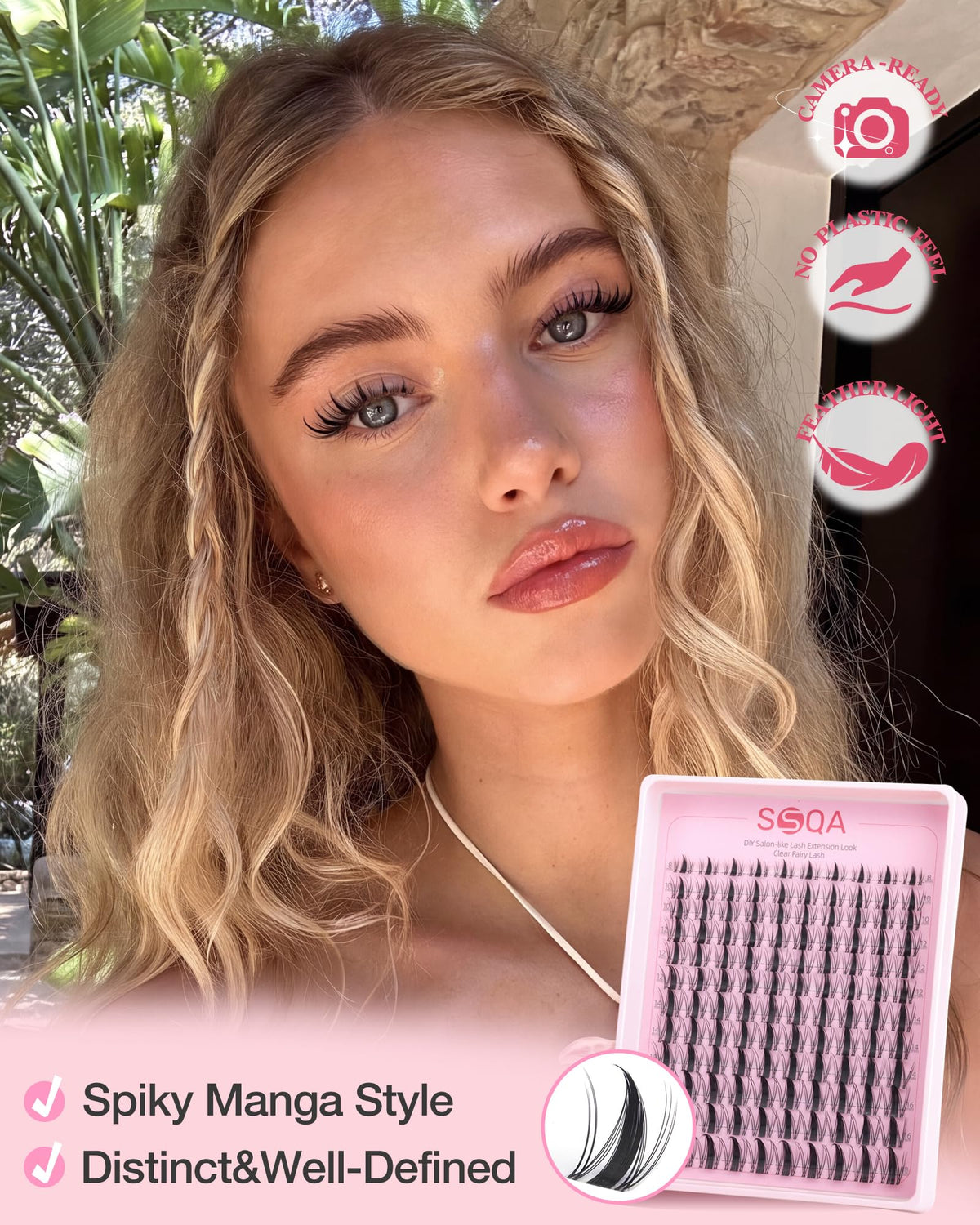 Fairy Lash Clusters Manga Eyelash Clusters D Curl Anime Individual Lashes