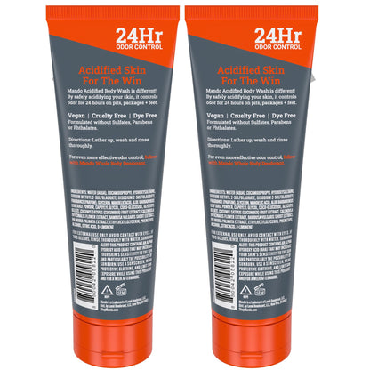 Mando Body Wash - SLS and Paraben Free, Skin Safe - 8.5 oz - Mt Fuji