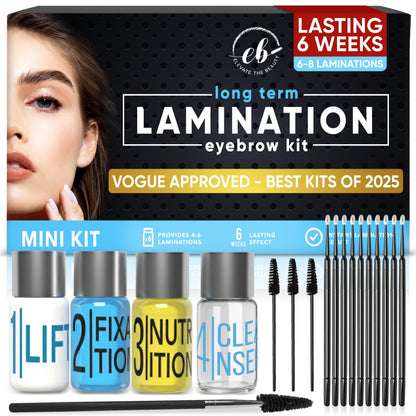 Elevate The Beauty Brow Lamination Kit At-home with Tools & Video Guide
