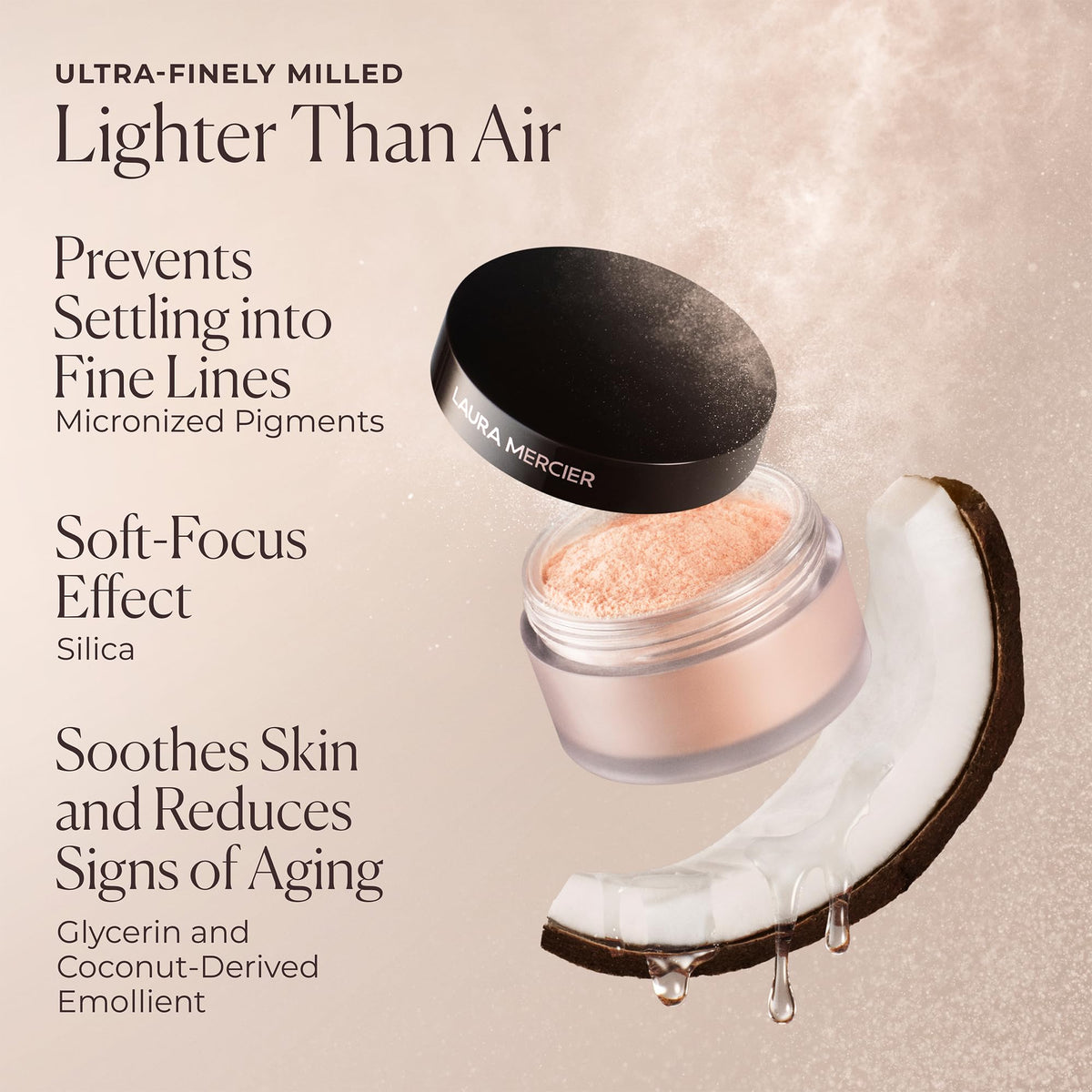 Laura Mercier Secret Brightening Under Eye Powder, Translucent, 0.14 oz