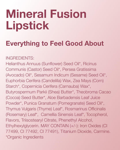 Mineral Fusion Lipstick, Alluring, .137 Ounce