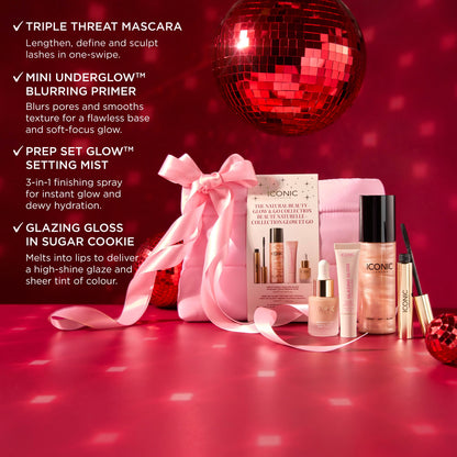 ICONIC LONDON The Natural Beauty - Glow & Go Collection | 4-Piece Gift Set
