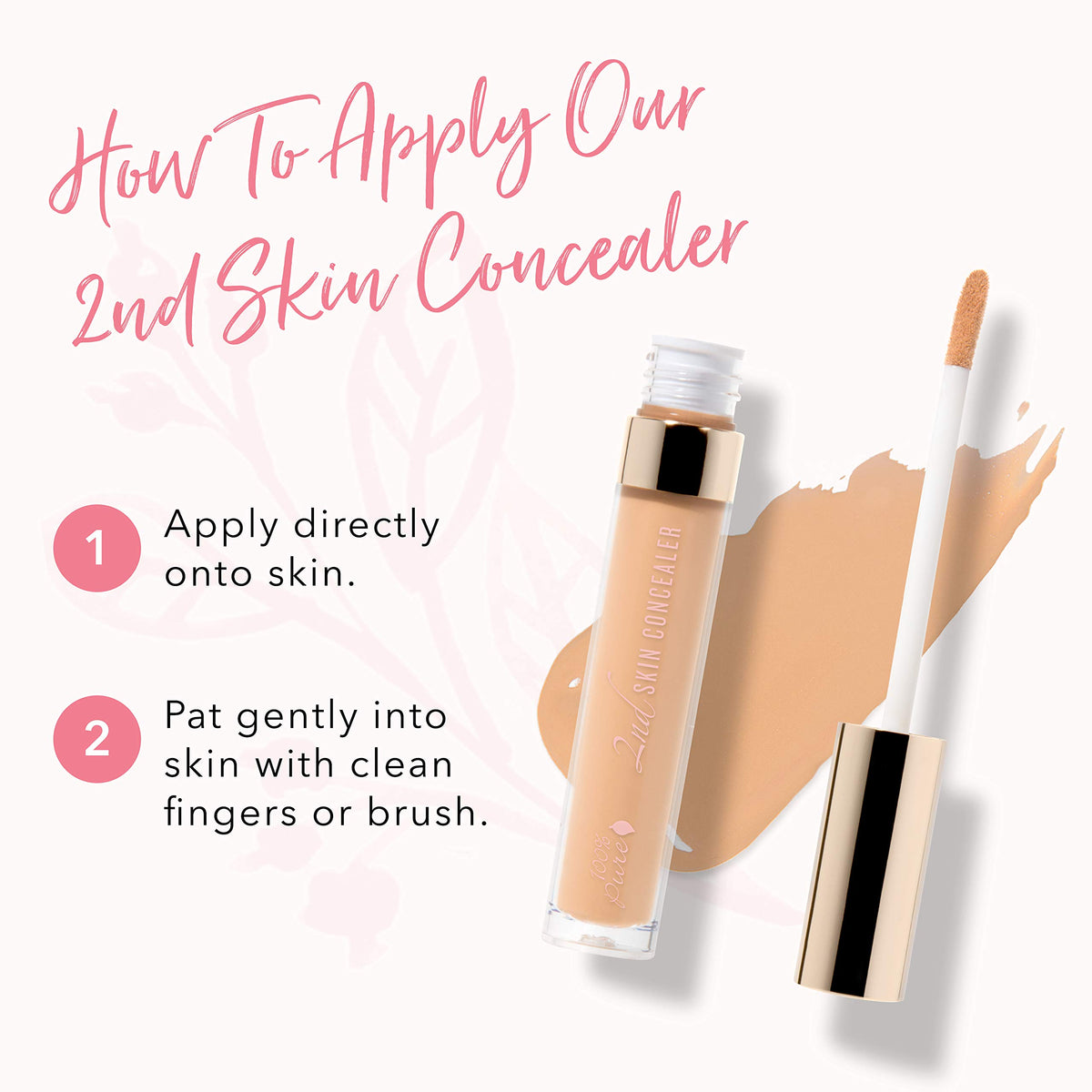 100% PURE 2nd Skin Concealer, Shade 4, 0.17 fl oz