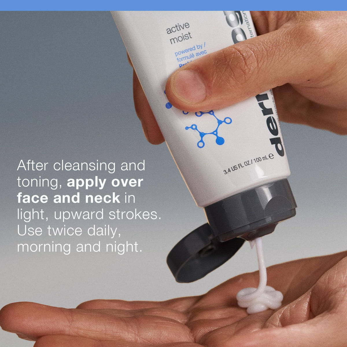 Dermalogica Active Moist Moisturizer, Lightweight Daily Lotion, 3.4 fl oz