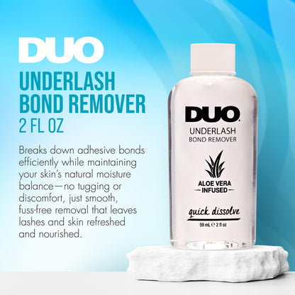 DUO Under Lash Bond Remover – Quick Dissolve Lash Glue Remover for Eyelash Extensions & False Lashes, 2 fl oz