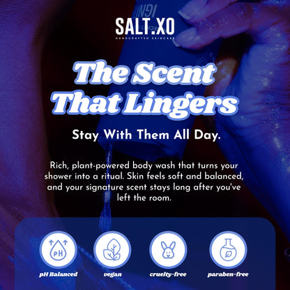 salt.xo Ignite Your Desire Body Wash for Women, Sensual Scent, 8 Fl Oz