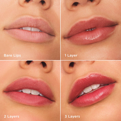 CLARINS Water Lip Stain | Buildable Matte Finish | Kiss Proof, Transfer-Proof, Lightweight and Long Lasting | Contains Hyaluronic Acid | 0.2 Fluid Ounces, 13 Nude Water