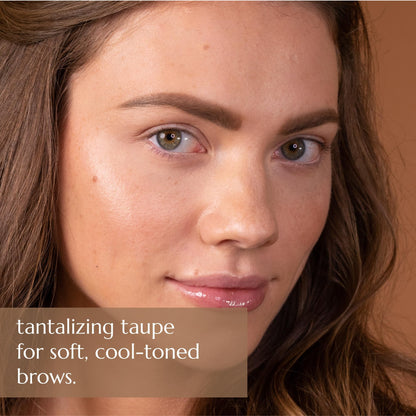 Chella Eyebrow Pencil, Long-Wear Definer with Precise Tip (Taupe)