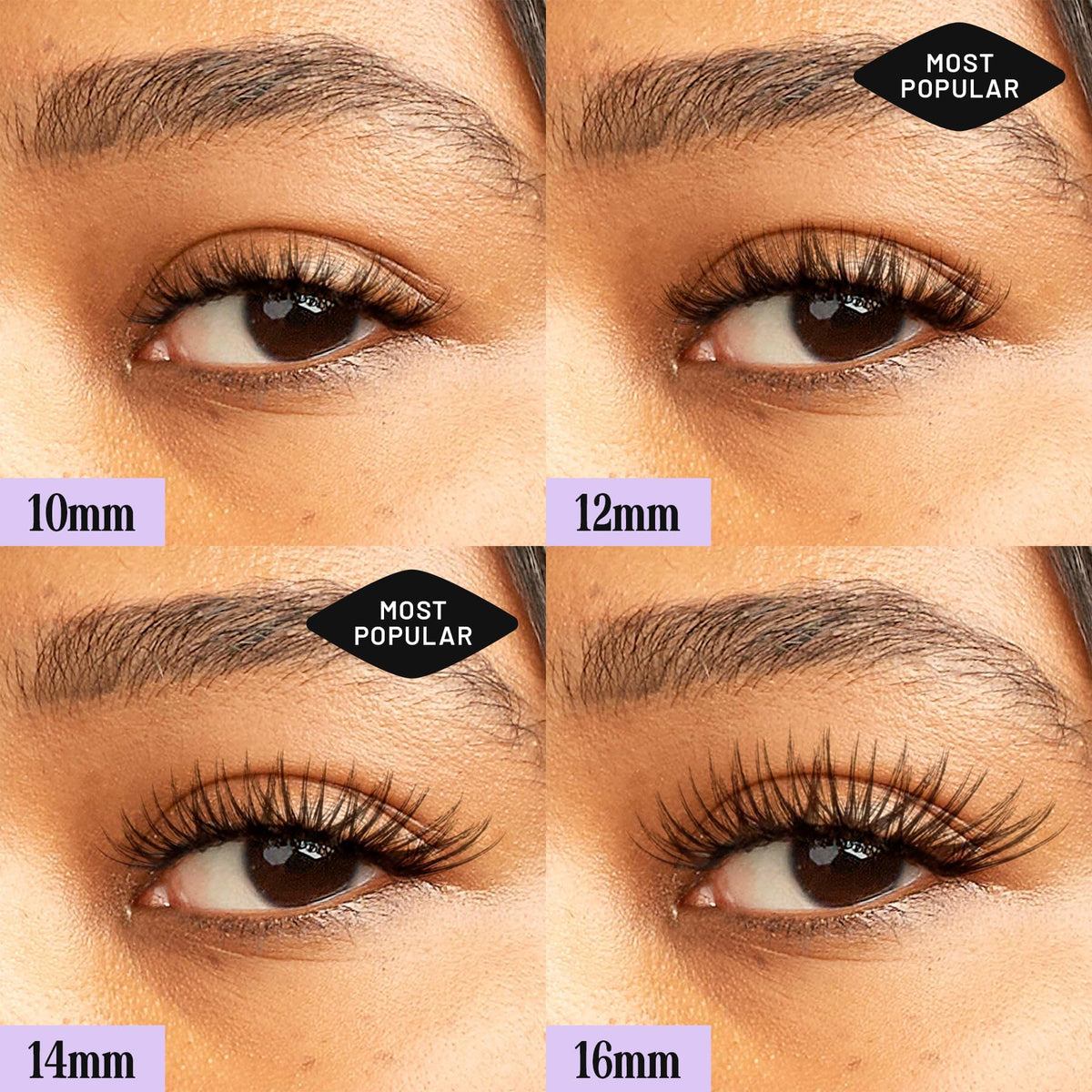Lilac St Wispy Lash Clusters for DIY Lash Extensions, Feather, 12mm