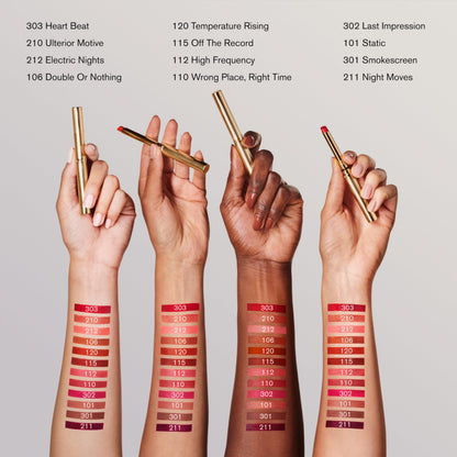 Estée Lauder Pure Color Explicit Silk Matte Lipstick for Women |12-Hour Wear, 101 Static