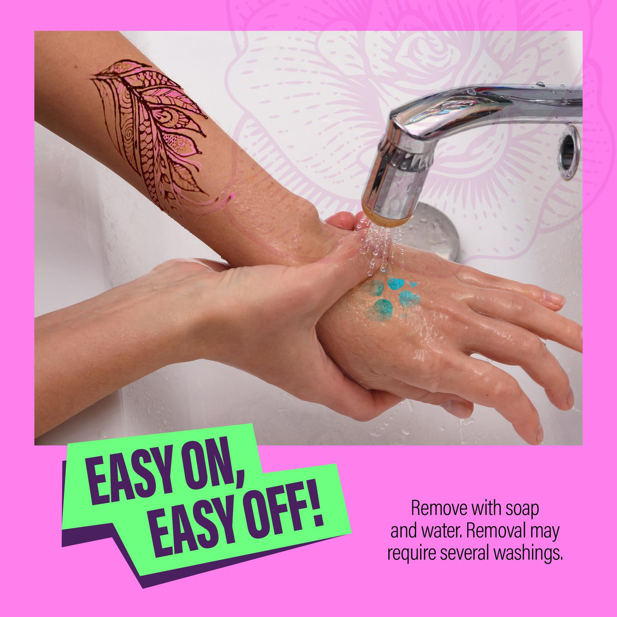 Temporary Tattoos Markers - Henna Body Tattoo Kit for Girls & Adults