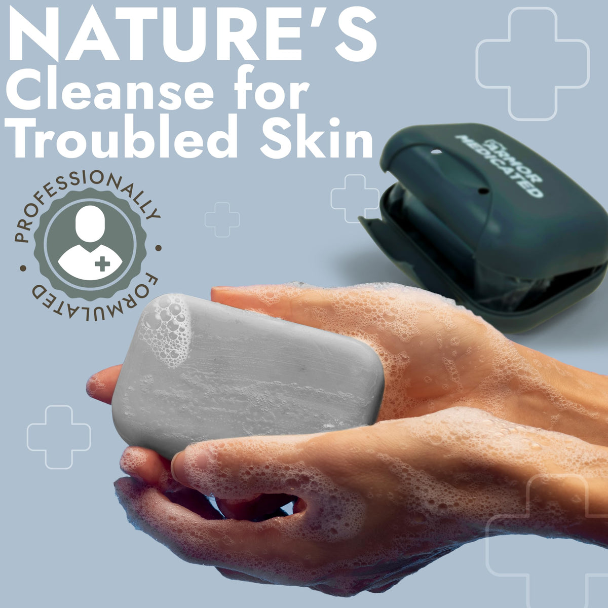 Antifungal Soap Medicated Jock Itch Treatment with Tea Tree Oil 2 Pack