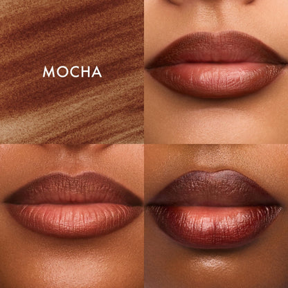 Summer Fridays Flushed Lip Stain Liner, 12hr Wear & Transfer-Proof, Mocha