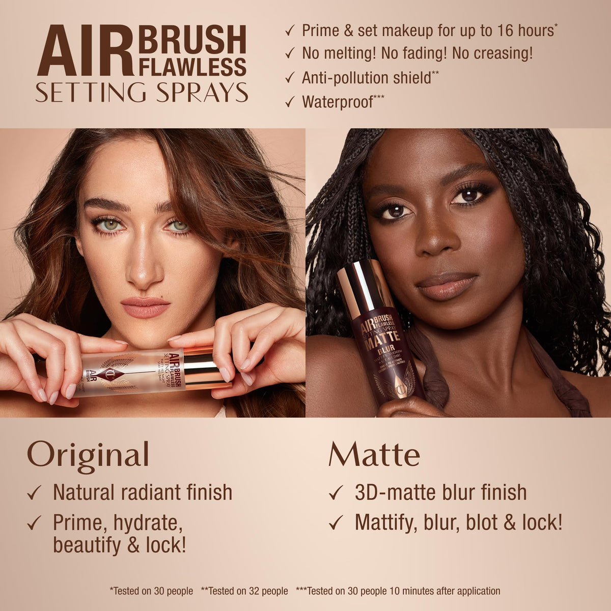 Charlotte Tilbury Airbrush Flawless Matte Setting Spray – Waterproof