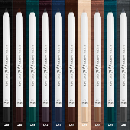 Lamel No Smudge Waterproof Gel Eyeliner Pencil – Deep Black