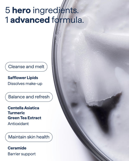 REMEDY for Pre-Cleansing, Derm Dissolve Cleansing Balm, Melts Makeup & SPF
