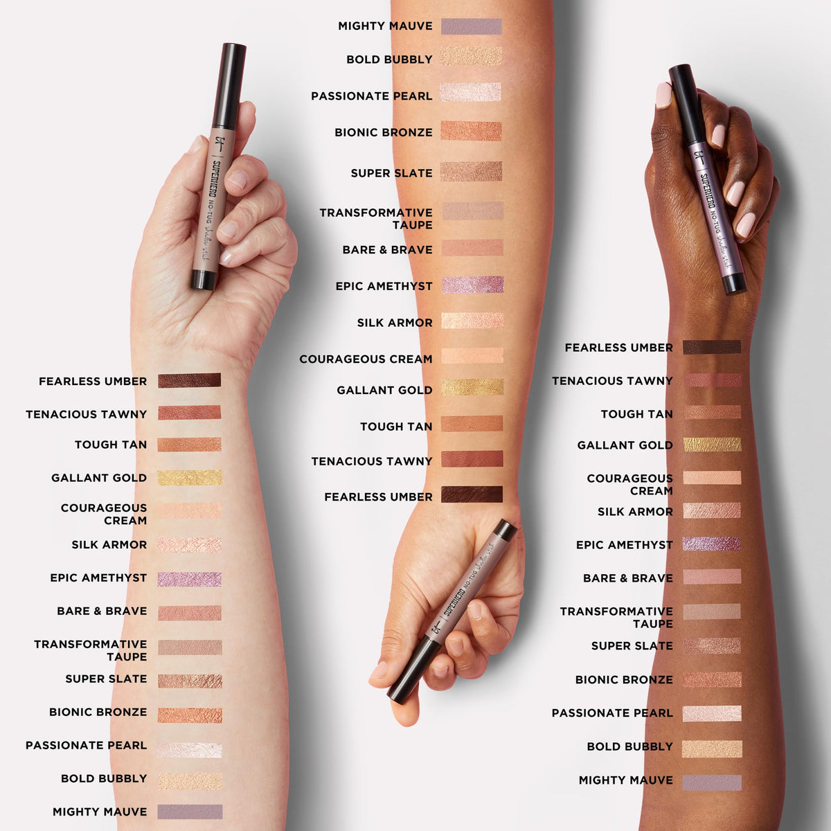 IT Cosmetics Superhero Eyeshadow Stick - Bare Brave (matte rose taupe)