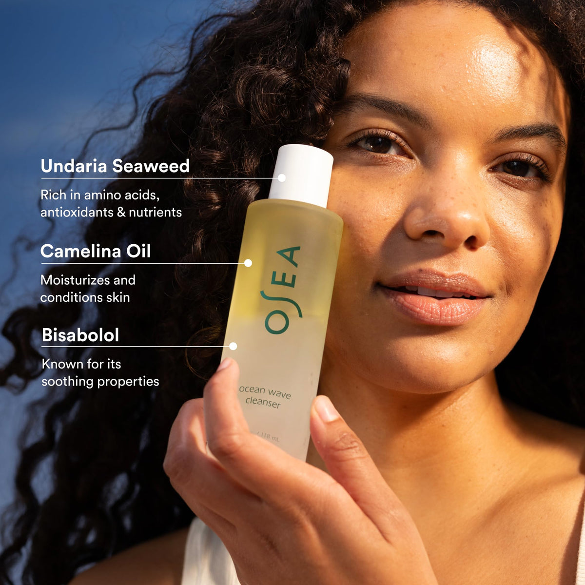 OSEA Ocean Wave Cleanser, Bi-Phase Cleansing Oil, 4 fl oz