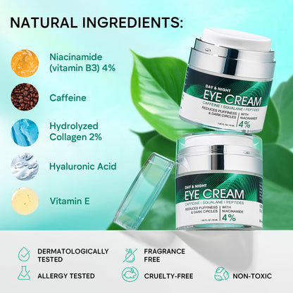 Under Eye Cream - Retinol, Caffeine & Niacinamide Care for Dark Circles
