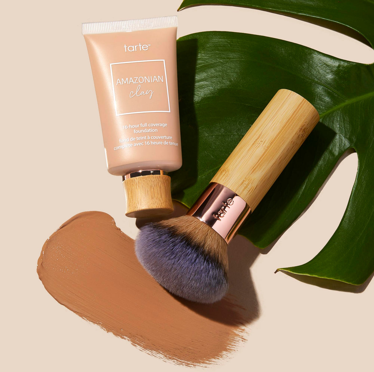 tarte Amazonian clay 16-hour Full Size coverage foundation – Matte Finish Foundation, Vitamin E for Hydration & Smooth Looking Skin, Vegan & Cruelty-Free, full size, light-medium beige