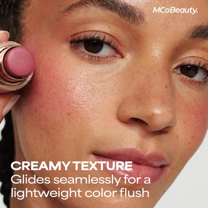MCoBeauty Baby Face Cream Blush Stick - Peony Rose - Cheek & Lip Tint Stick