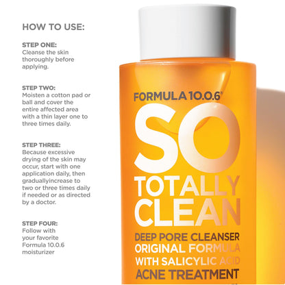 Formula 10.0.6 So Totally Clean Deep Pore Cleanser w/Salicylic Acid
