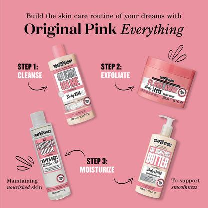 Soap & Glory Original Pink Moisturizing Body Lotion Pump, 16.9 oz