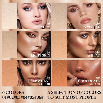 O'CHEAL Concealer Foundation Stick with Brush, Full Coverage Makeup 04#