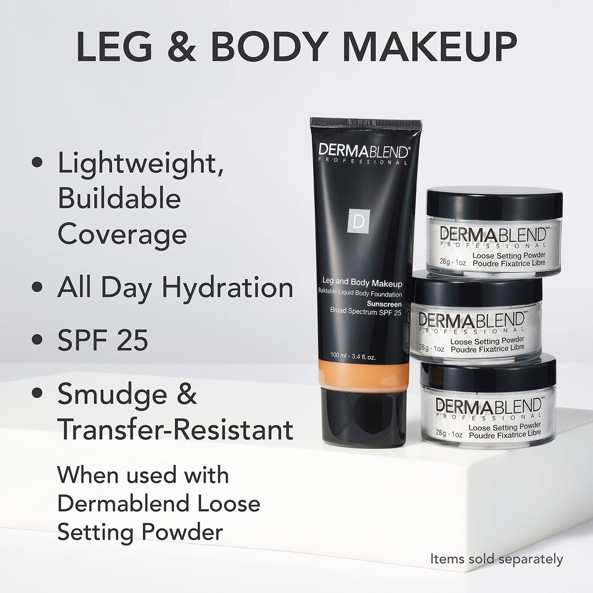 Dermablend Leg & Body Makeup Foundation Spf 25, 20N, 3.4 Fl Oz